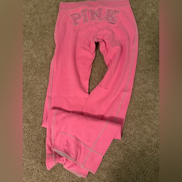 Y2K PINK Victoria's Secret Pink Joggers Sz Xs - Picture 1 of 4